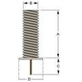 Galvanized Steel Foundation Sleeve (2'x6" Diameter)
